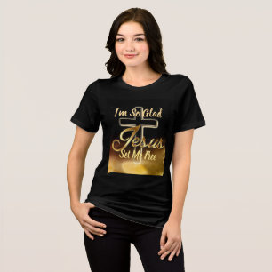 Jezus maakte me vrij Tri-Blend shirt
