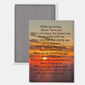 Jezus magneet (Voorkant / Achterkant)