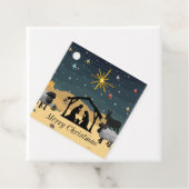 Jezus Manger Nativiteit Bedankjes Labels (In situ)