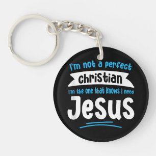 Jezus Mannen Vrouwen Kinderen Fun Christelijke Fai Sleutelhanger