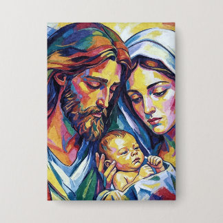 Jezus Maria en Jozef Button