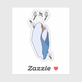 Jezus, Maria, Jozef Katholieke Sticker