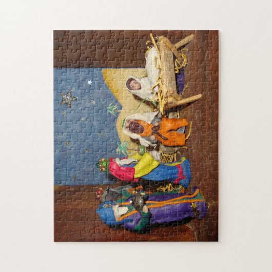 Jezus Mary drie koningen kerstfeest Legpuzzel (Verticaal)