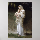 Jezus, Mary en het lammetje groot. Poster (Voorkant)