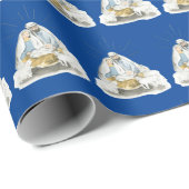 Jezus, Mary, Joseph Kerstmis Cadeaupapier (Rol Hoek)