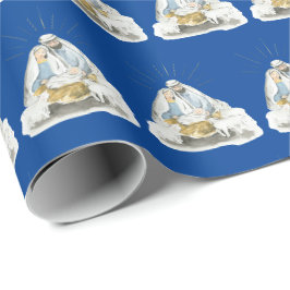 Jezus, Mary, Joseph Kerstmis Cadeaupapier