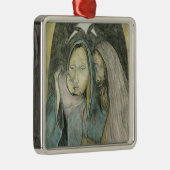 Jezus Mary Joseph Natitivity Religieuze Kerstmis Metalen Ornament (Rechts)