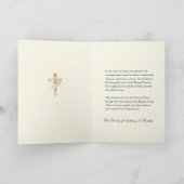 Jezus Mary katholieke begrafeniscondoleances Bedankkaart (Binnen)