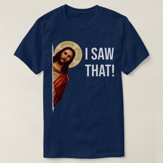 Jezus Meme Ik zag dat Crewneck Sweatshirt (Design voorkant)