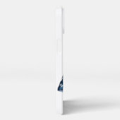 Jezus met Amerikaanse vlag kunst abstract iPhone Hoesje (Rechterkant)