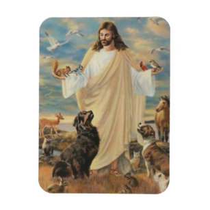 Jezus met de dieren magneet