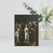 Jezus met de dokters briefkaart (Staand voorkant)