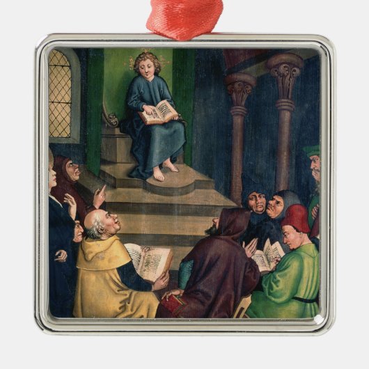 Jezus met de dokters metalen ornament (Voorkant)
