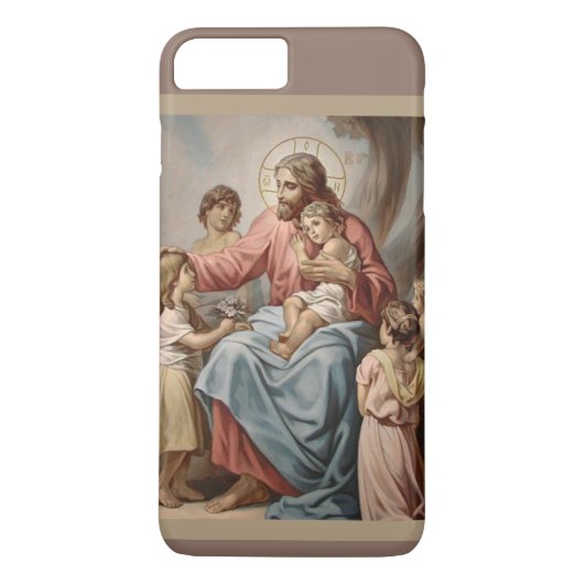 Jezus met de kinderjongens meisjes Case-Mate iPhone case (Achterkant)