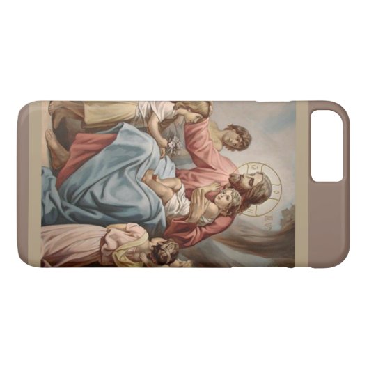Jezus met de kinderjongens meisjes Case-Mate iPhone case (Achterkant (Horizontaal))