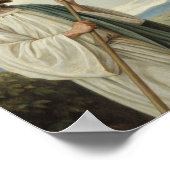 Jezus met de vlag van trots poster (Hoek)