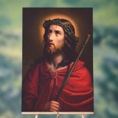 Jezus met doornenkroon acryl bord (Neutraal)