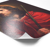 Jezus met doornenkroon foto afdruk (Hoek)