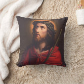 Jezus met Doornenkroon Kussen (Deken)