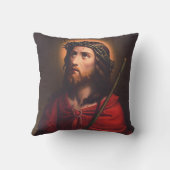 Jezus met Doornenkroon Kussen (Achterkant)