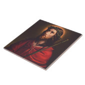 Jezus met doornenkroon tegeltje (Zijkant)