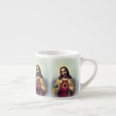 Jezus met gloeiend hart espresso kop (Rechts)