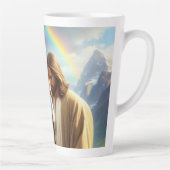 Jezus met het Palomino-paard in het Schilderachtig Latte Mok (Rechts)