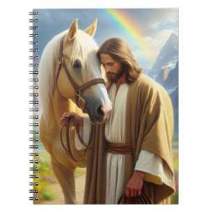 Jezus met het Palomino-paard in het Schilderachtig Notitieboek