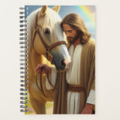 Jezus met het Palomino-paard in het Schilderachtig Planner (Voorkant)