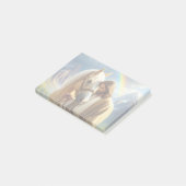 Jezus met het Palomino-paard in het Schilderachtig Post-it® Notes (Schuin)