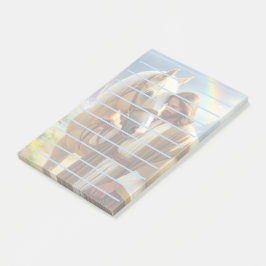 Jezus met het Palomino-paard in het Schilderachtig Post-it® Notes
