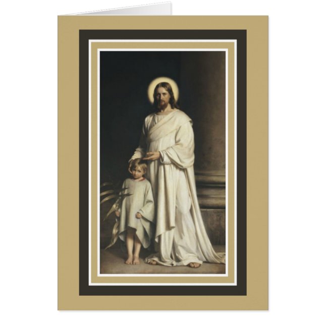 Jezus met jong kind (Voorkant)