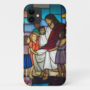 Jezus met kinderen iPhone 11 hoesje