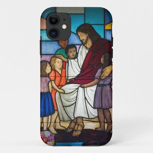 Jezus met kinderen Case-Mate iPhone case (Achterkant)