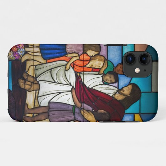 Jezus met kinderen Case-Mate iPhone case (Achterkant (horizontaal))