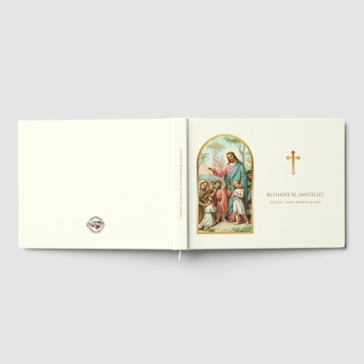 Jezus met kinderen Memorial Guest Book Gastenboek (Volledig)