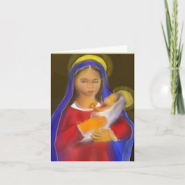 Jezus met Maria Notitiekaartje