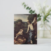 Jezus met Mary na de heropleving Briefkaart (Staand voorkant)