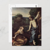 Jezus met Mary na de heropleving Briefkaart (Voorkant / Achterkant)