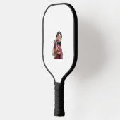 Jezus met Moo Deng - De Pygmee Hippo van het Geloo Pickleball Paddle (Links)