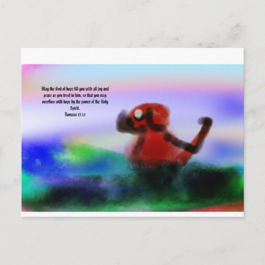Jezus met ons briefkaart (Voorkant)