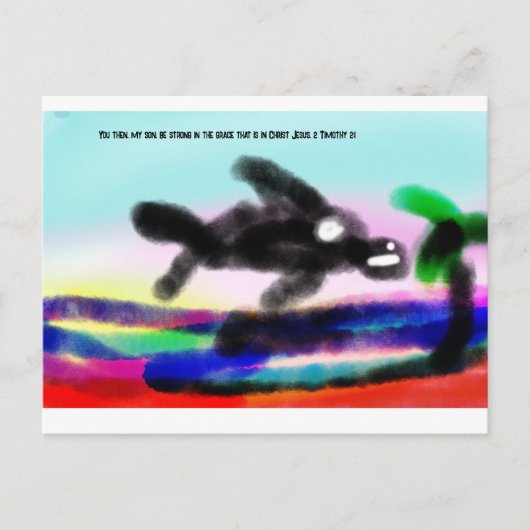 Jezus met ons  briefkaart (Voorkant)