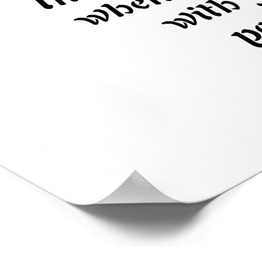 Jezus met ons poster (Hoek)