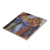 Jezus met Thomas en Apostles c1311 Tegeltje (Zijkant)