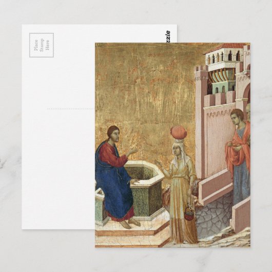 Jezus met vrouw goed briefkaart (Voorkant / Achterkant)