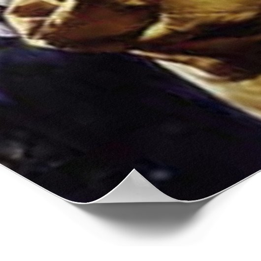 Jezus met zijn armen open voor jou poster (Hoek)