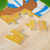 Jezus met Zijn Moeder Legpuzzel (Zijkant)