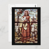 Jezus met zijn schaap briefkaart (Voorkant / Achterkant)