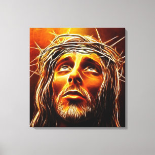 Jezus: Mijn God waarom heb je me verlaten? Canvas Afdruk