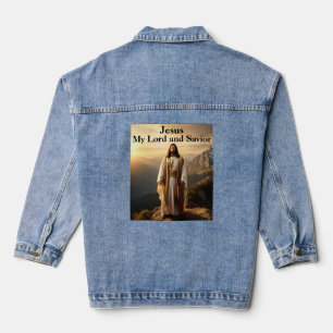 Jezus, mijn Heer en Verlosser - Christelijk Denim Jacket